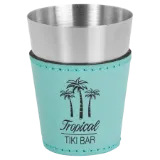 Leatherette Sleeved Shot Glass