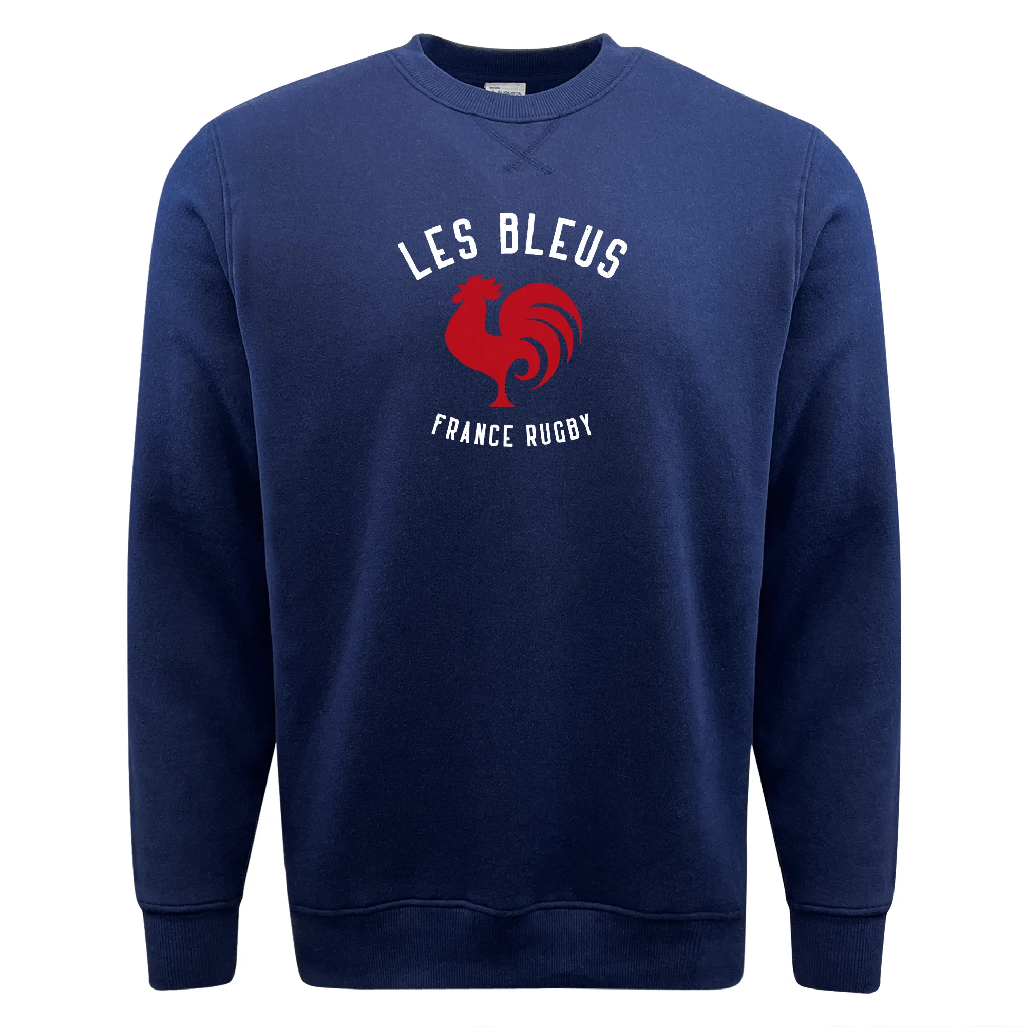 Les Bleus France Rugby Fleece Crewneck Sweatshirt