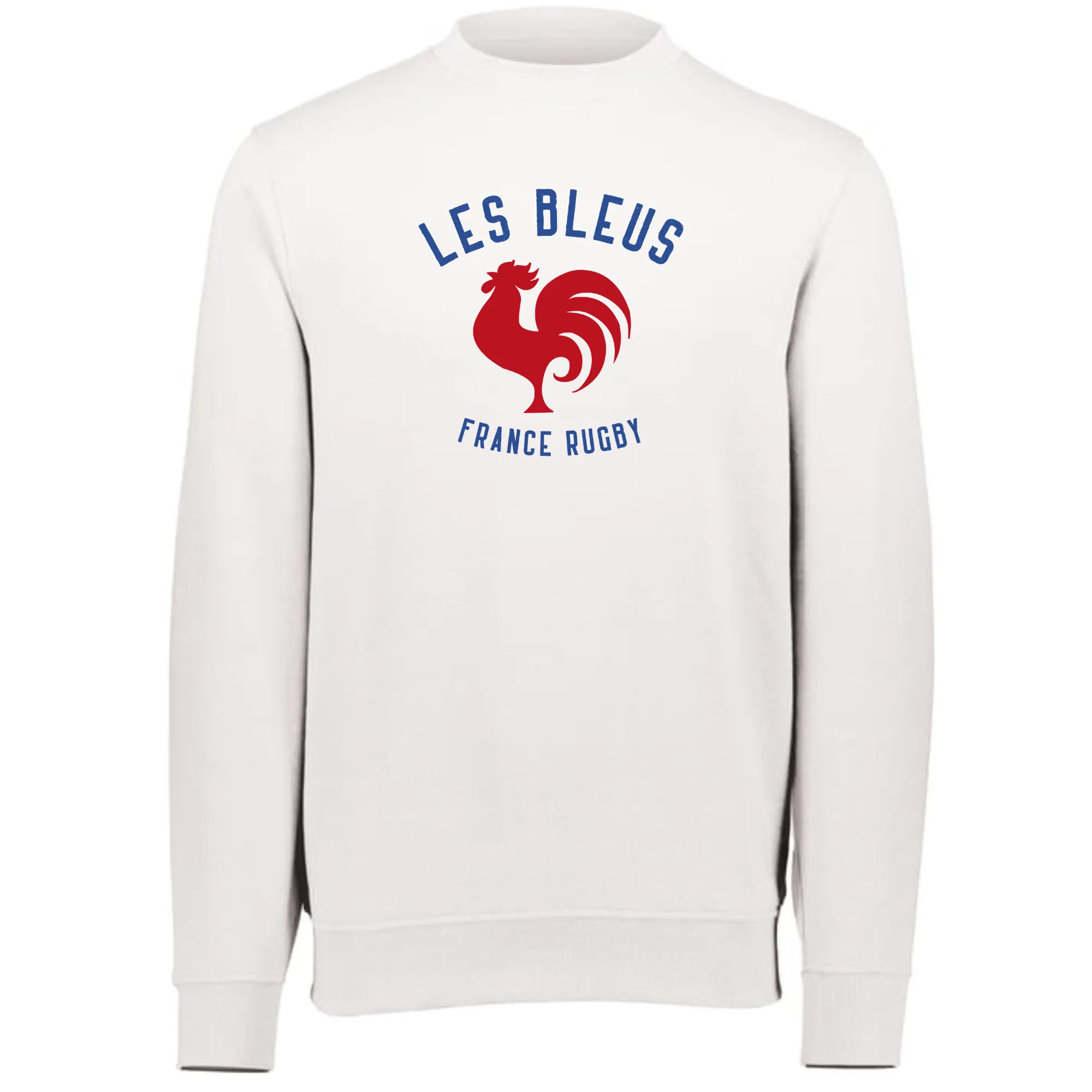 Les Bleus France Rugby Fleece Crewneck Sweatshirt