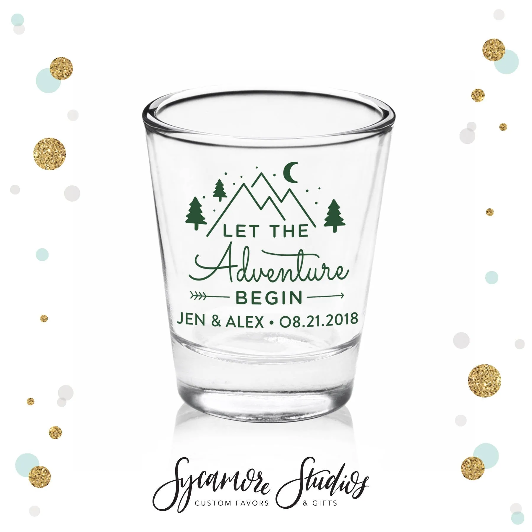 Let the Adventure Begin - Shot Glass #23C