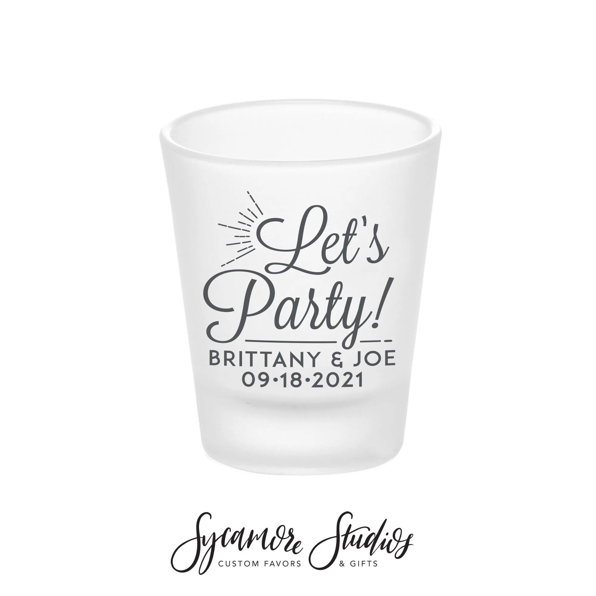 Let's Party - Frosted Shot Glass #59F