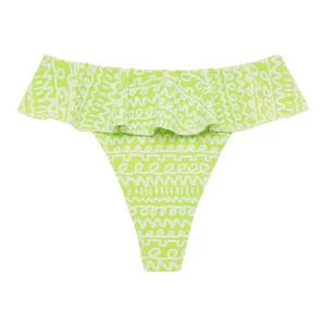 Lime Icing Tamarindo Ruffle Bikini Bottom
