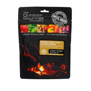 Mediteranean Lamb and Black Olives 2 Serve - Gourmet Freeze Dried Meal