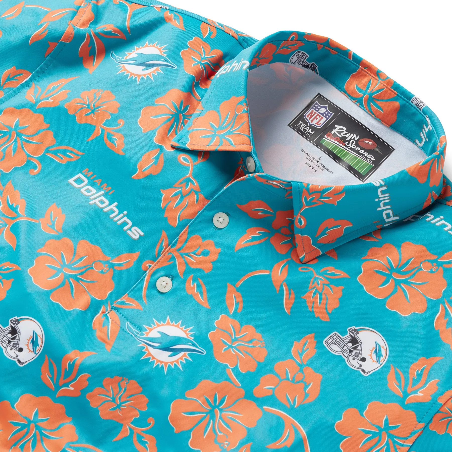 MIAMI DOLPHINS PUA PERFORMANCE POLO
