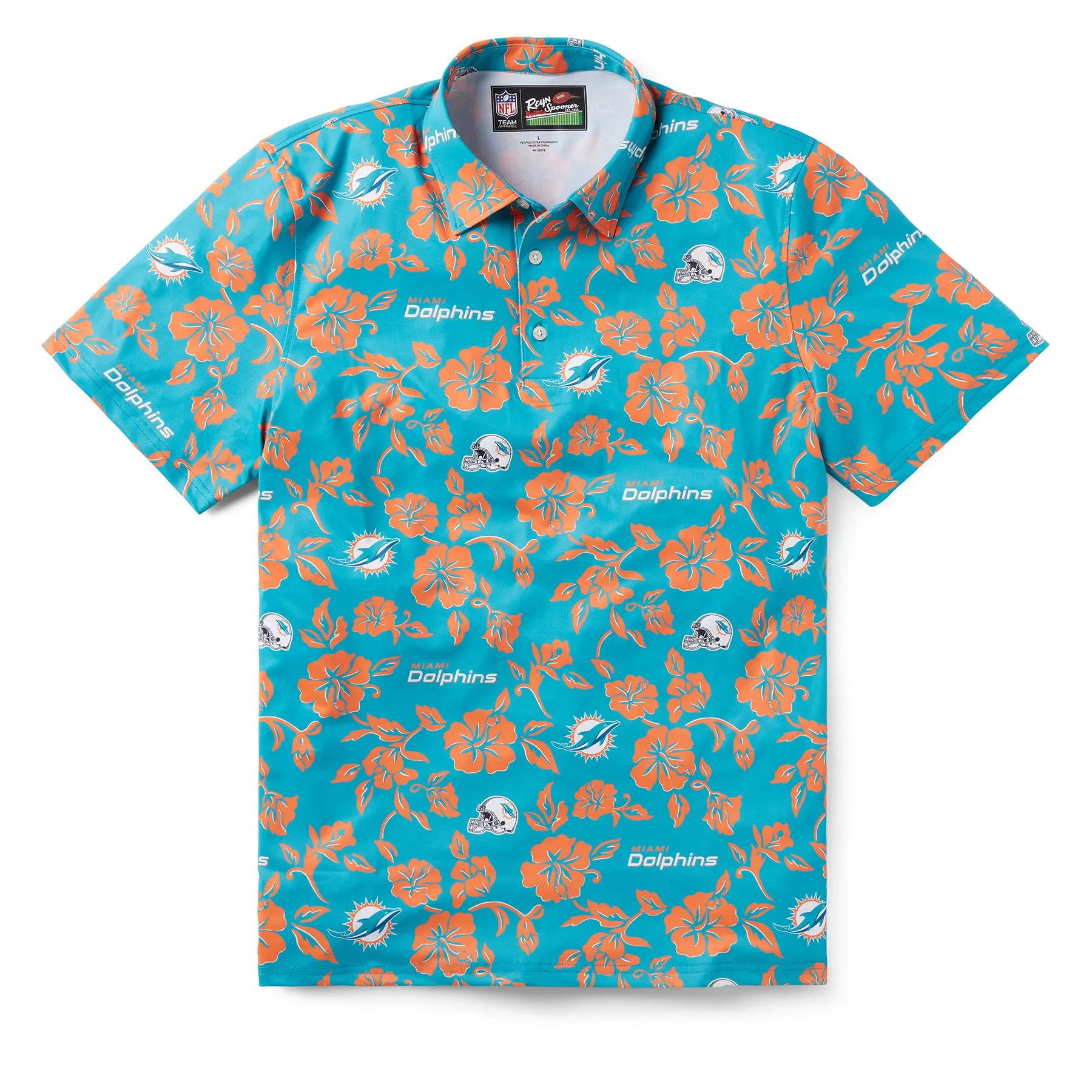 MIAMI DOLPHINS PUA PERFORMANCE POLO