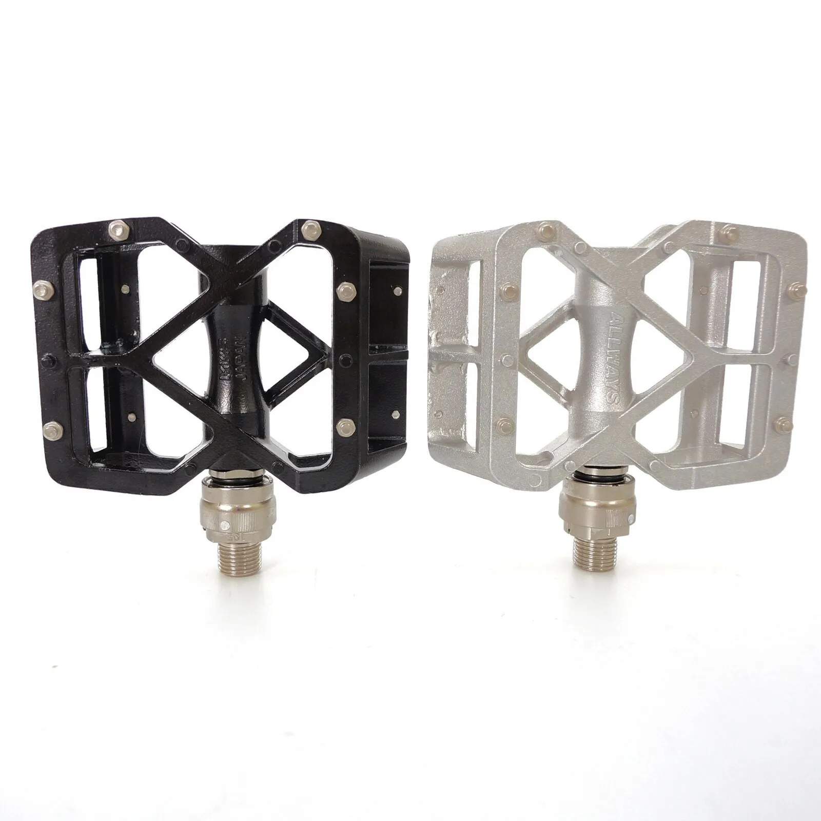 MKS Allways EZY Quick Release Bike Platform Pedals - 9/16" Silver/ Black