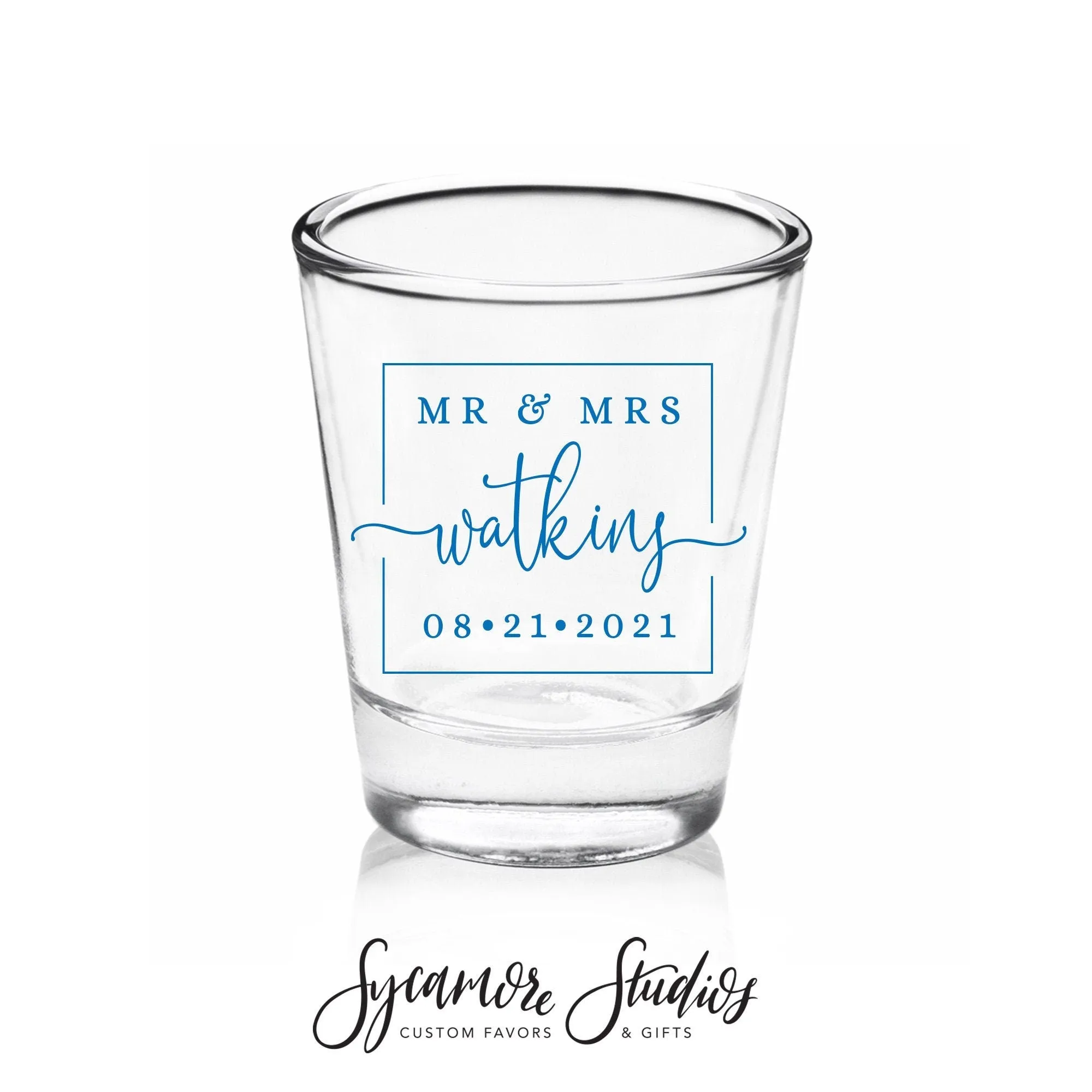 Mr and Mrs - Shot Glass #57C