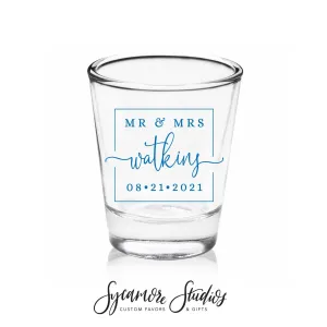 Mr and Mrs - Shot Glass #57C