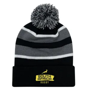 Nations of Rugby South Africa Brush Stroke Hooped Pom-Pom Beanie