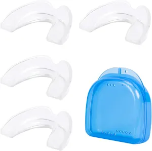NEW Mouth Guard for Grinding Teeth, Moldable Dental Guard for Night Sleeping - 4 Pack