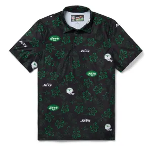 NEW YORK JETS THROWBACK PERFORMANCE POLO