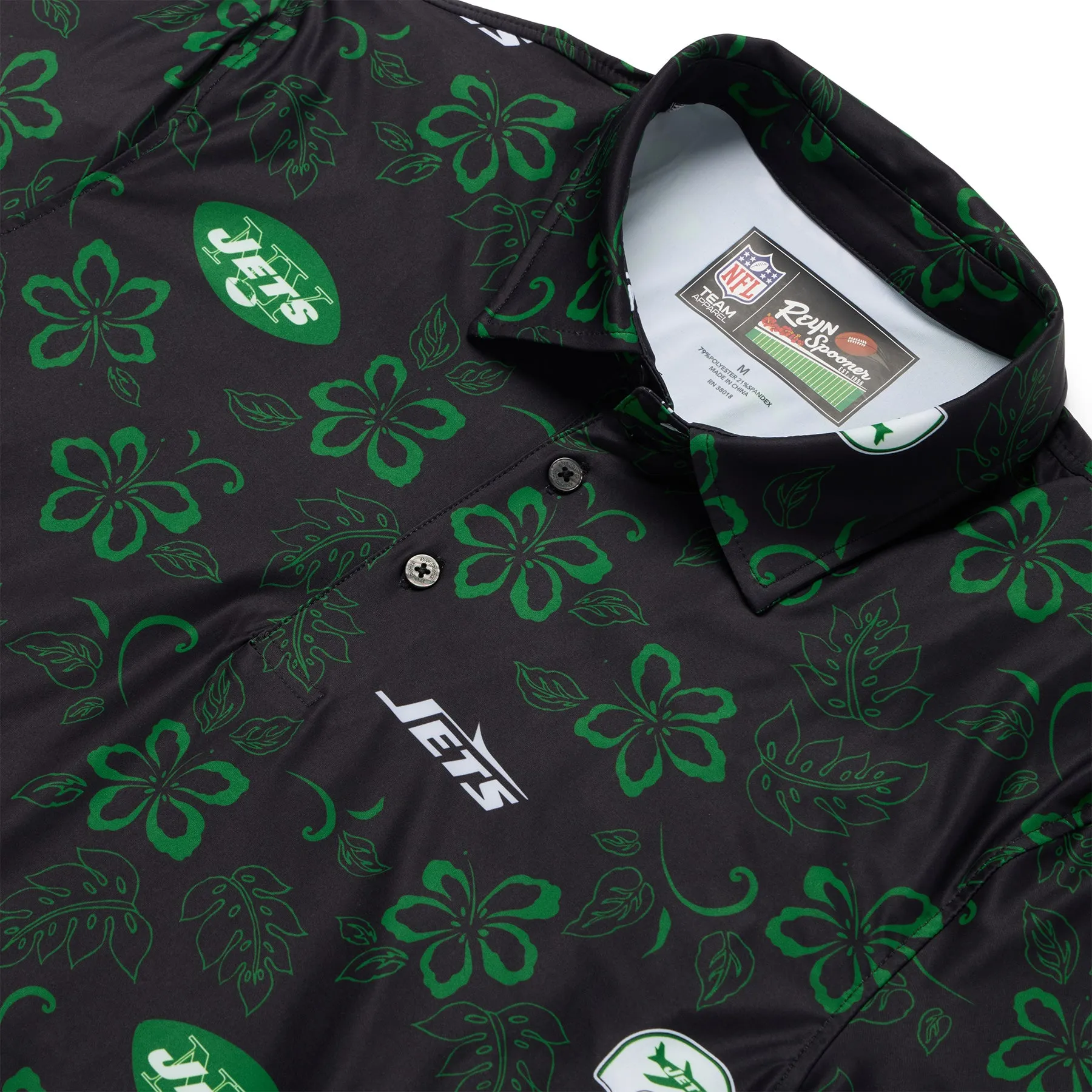 NEW YORK JETS THROWBACK PERFORMANCE POLO