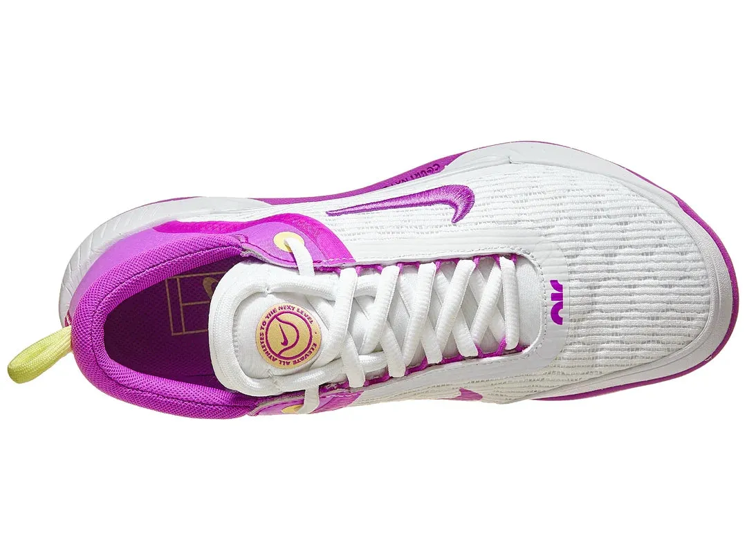 NikeCourt Zoom NXT White/Earth/Citron Women's Tennis Shoes - 2023 NEW ARRIVAL