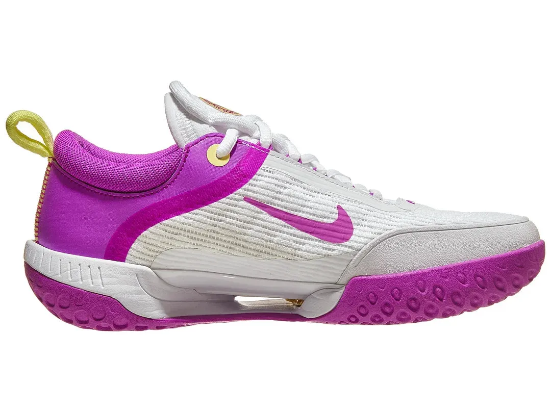NikeCourt Zoom NXT White/Earth/Citron Women's Tennis Shoes - 2023 NEW ARRIVAL