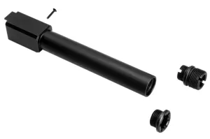 Nine Ball Tokyo Marui G17 Gen 5 MOS GBB Non Recoil 2 WAY Outer Barrel - Black