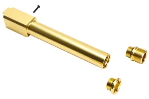 Nine Ball Tokyo Marui G17 Gen 5 MOS GBB Non Recoil 2 WAY Outer Barrel - Gold