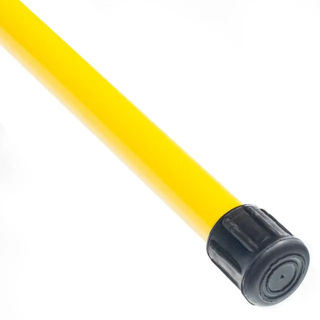 NOTCH FIBERGLASS HOLLOW POLE WITH FEMALE & BOOT ENDS 4FT