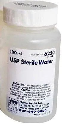 Nurse Assist Sterile Water 100mL