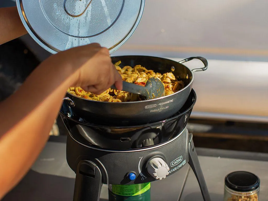 Paella Pan 40 w/ Lid - Camp Cooking Pan - Cadac
