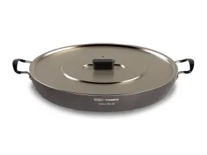 Paella Pan 40 w/ Lid - Camp Cooking Pan - Cadac