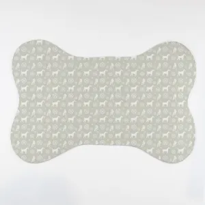 Pet Mat: Bird Dog, Greige