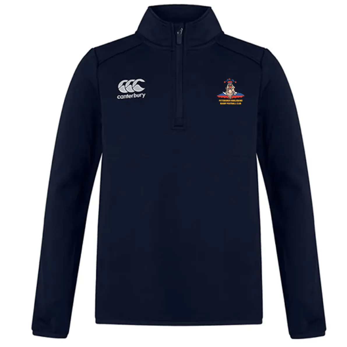 Pittsburgh Harlequins Rugby Club 1/4 Zip Mid Layer Training Top by Canterbury