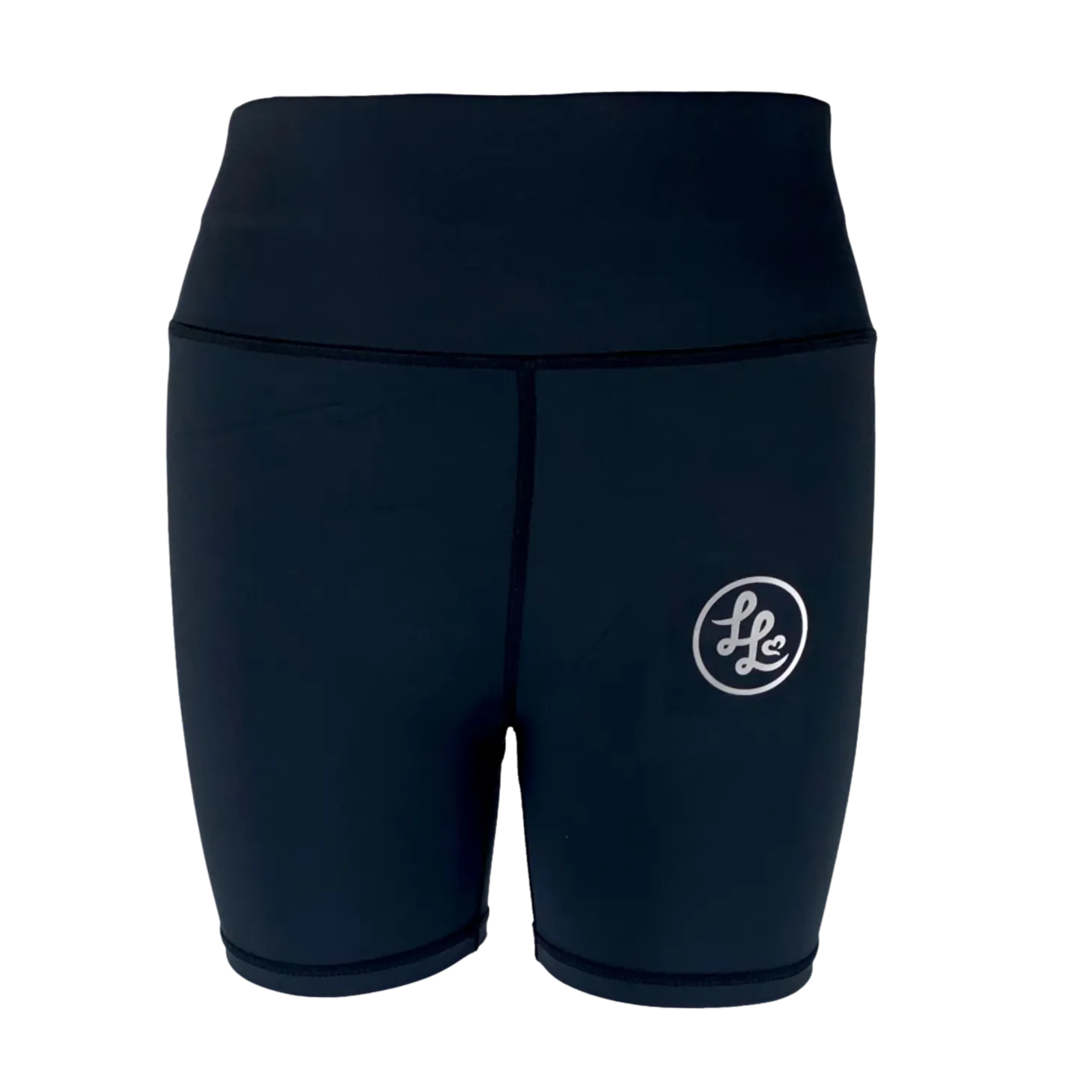 Plain Black ACTIVE Booty Shorts