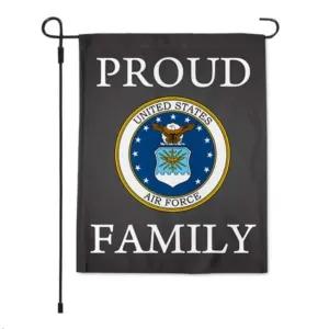 Proud Air Force Family Garden Flag 12.5 X 18 Inches