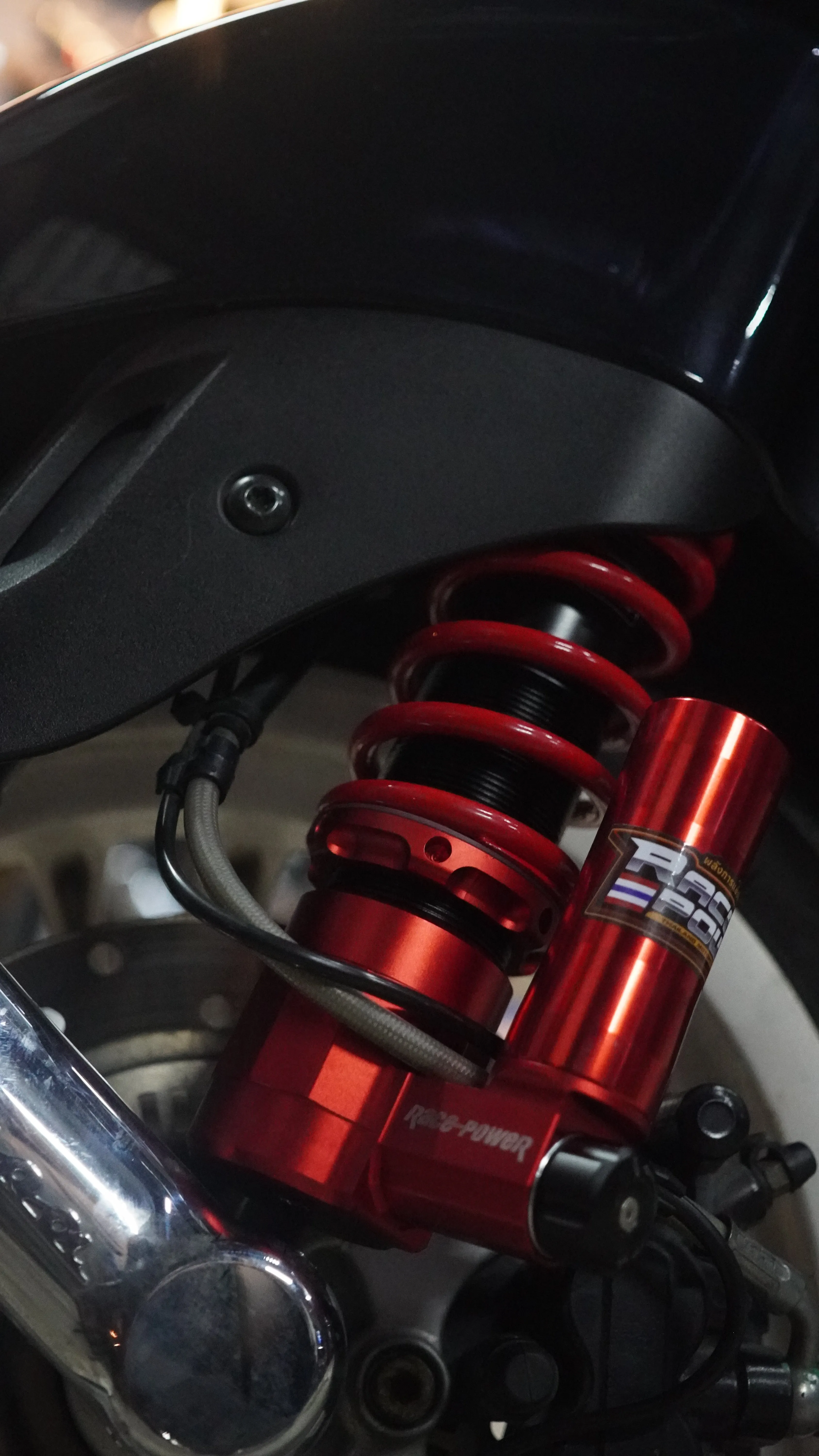 RACE POWER SHOCK 265MM & 365MM VESPA (RED)