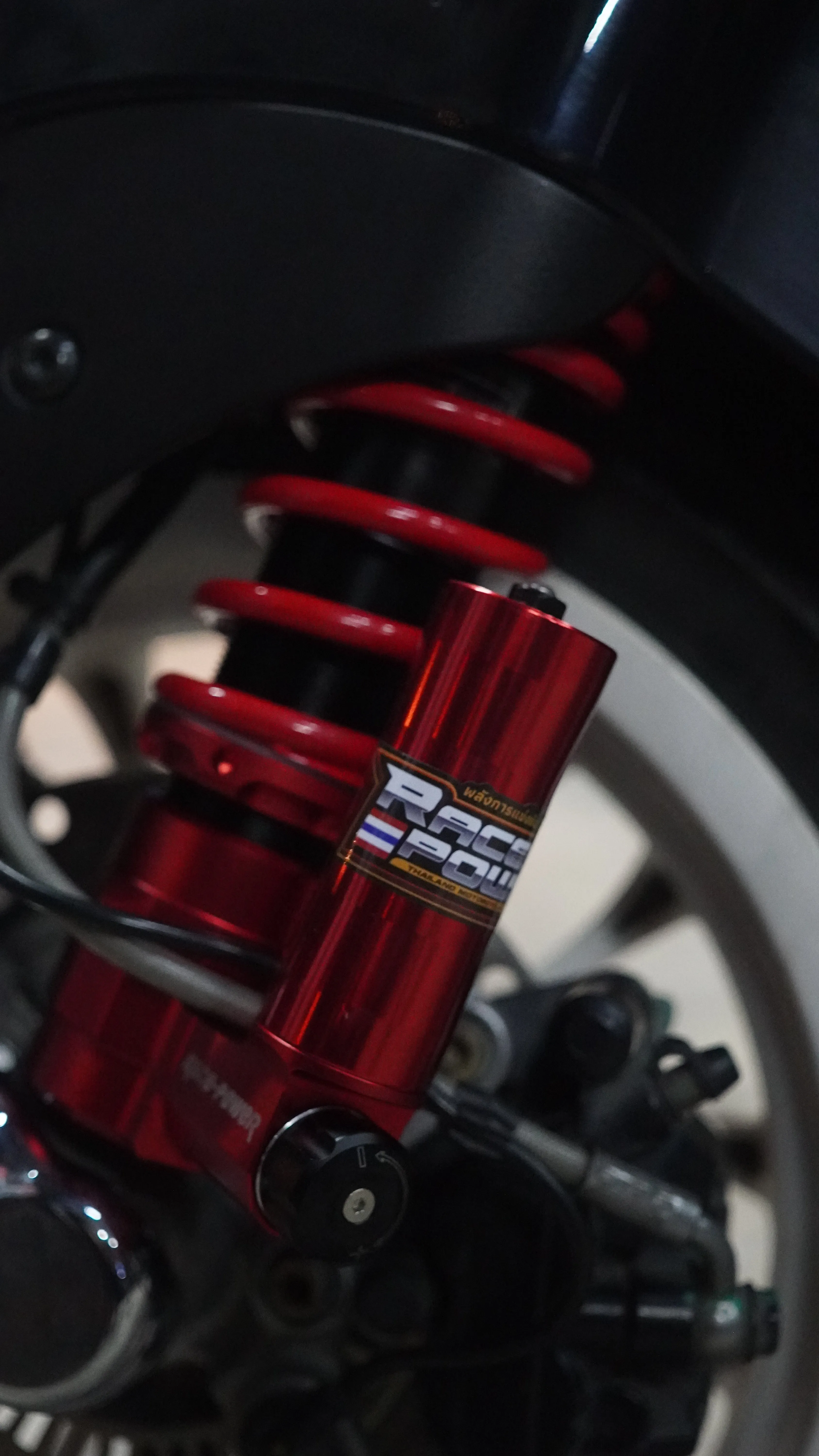 RACE POWER SHOCK 265MM & 365MM VESPA (RED)