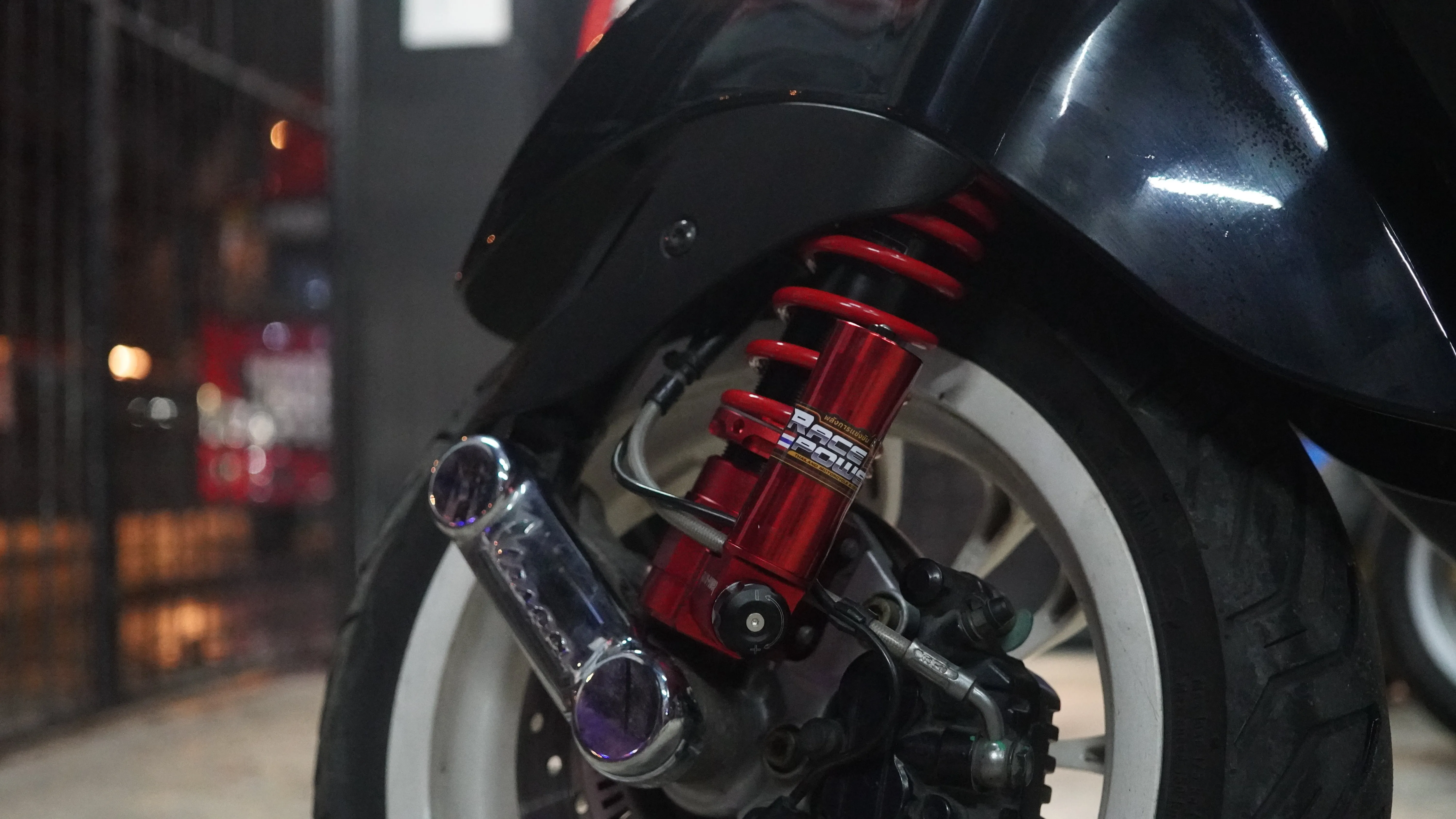RACE POWER SHOCK 265MM & 365MM VESPA (RED)