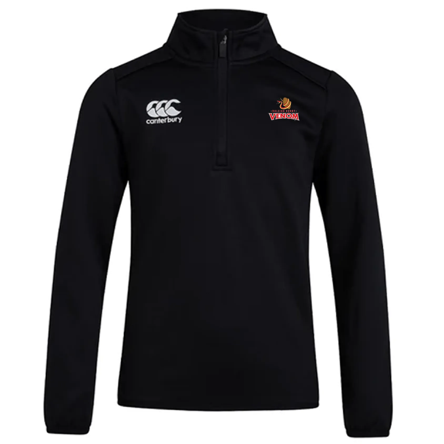 Raleigh Venom Club 1/4 Zip Mid Layer Training Top by Canterbury