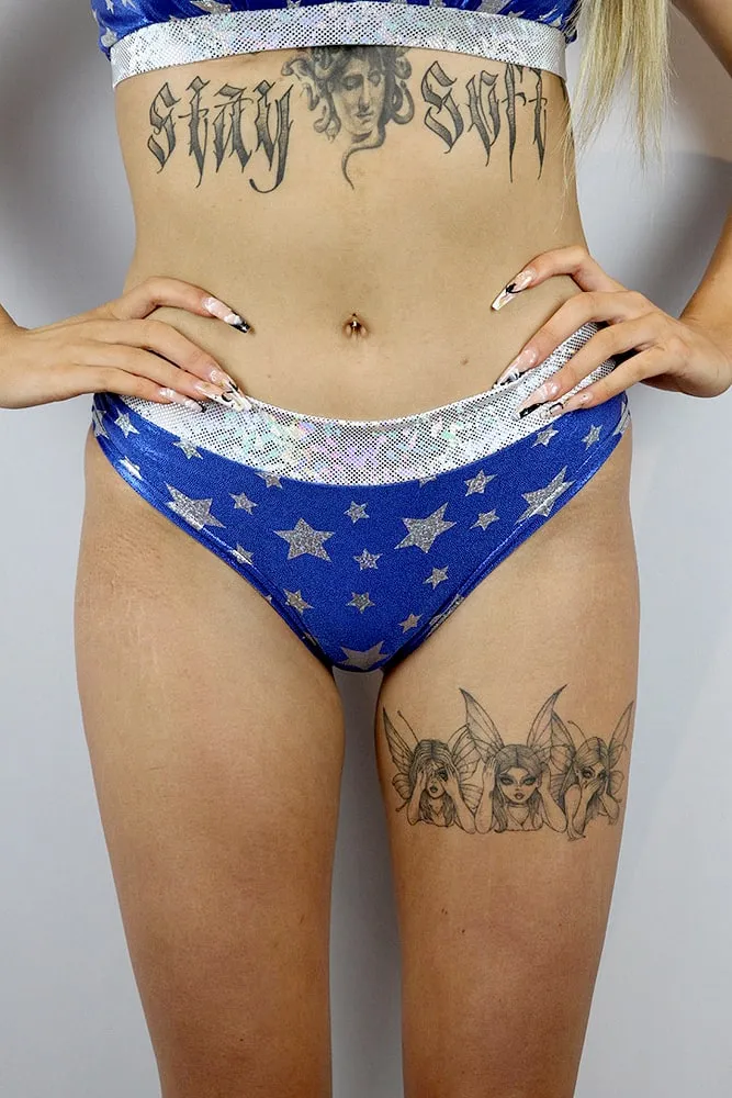 Rarr Brazil Scrunchie Bum Shorts - Gelati Sparkle