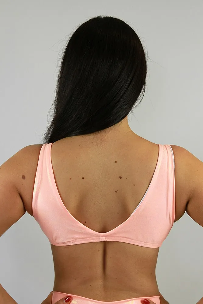 Rarr Tie-Up Bra - Peach