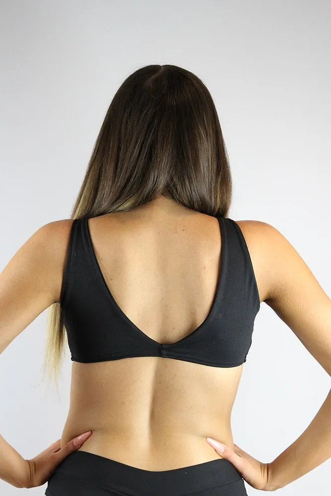 Rarr Tie-Up Bra - Red Sparkle