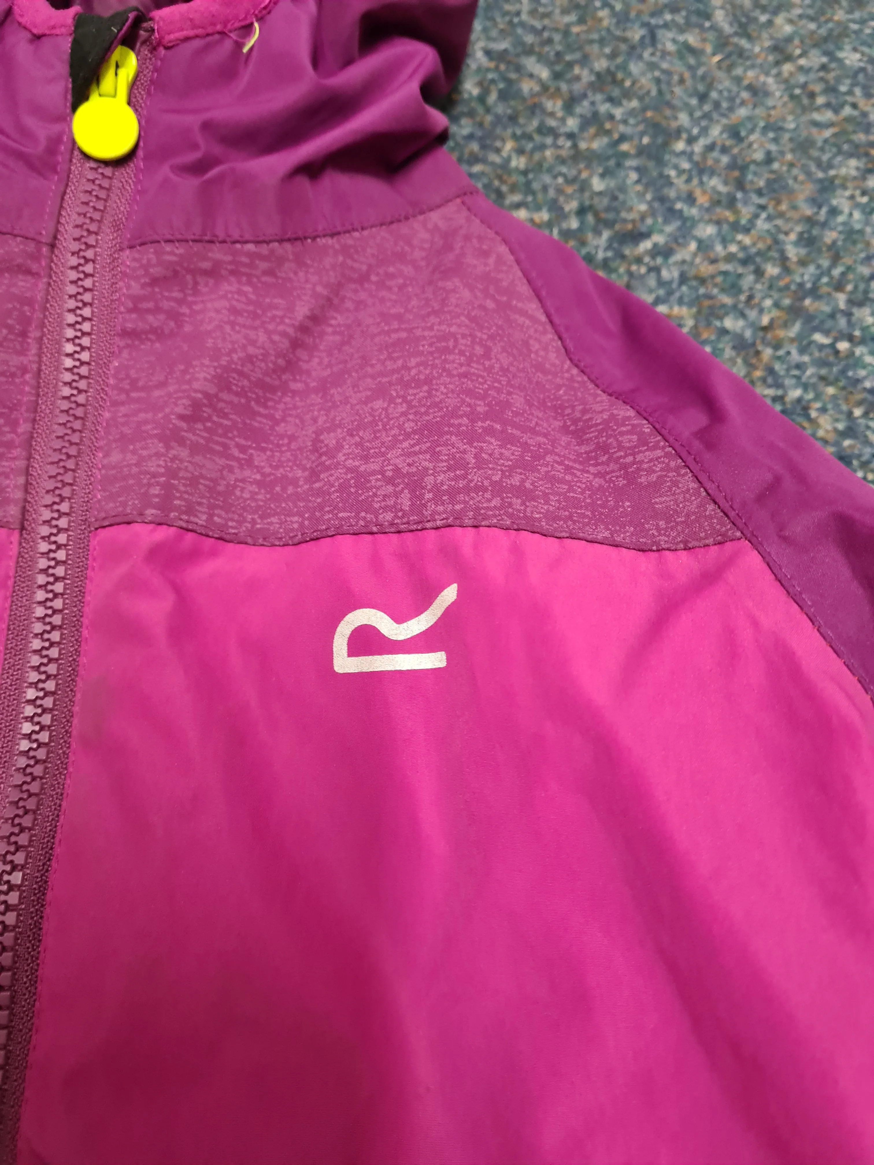 Regatta girls coat, age 7-8, purple, FREE POSTAGE 🟢