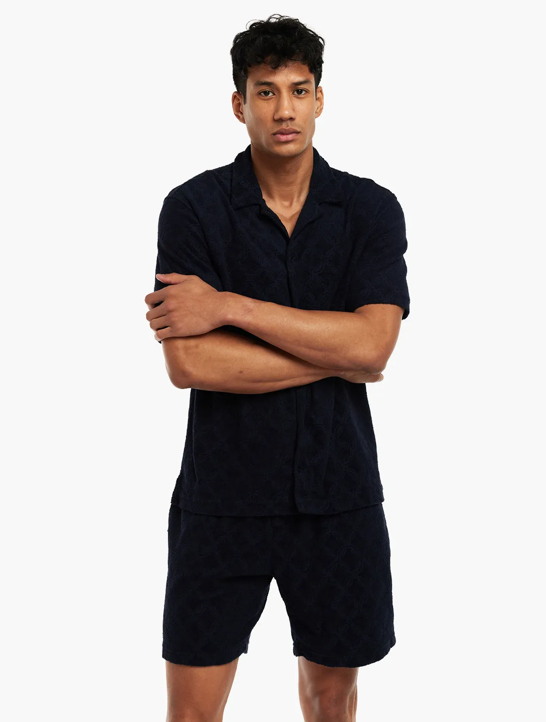 ROBERTO TERRY COTTON SHIRT