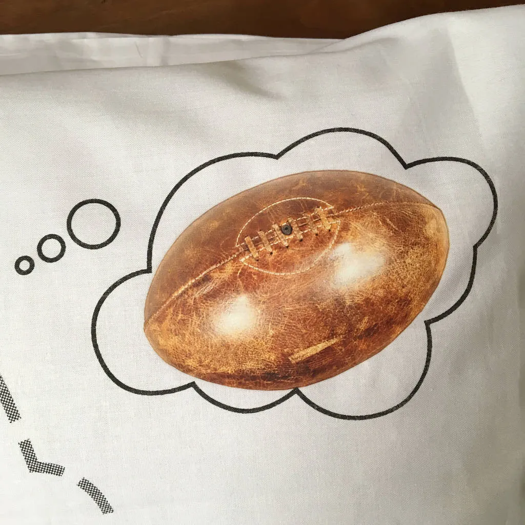 'Rugby Dreams' Headcase pillowcase for rugby fans