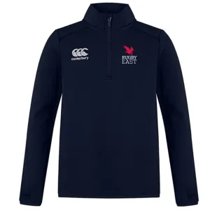 Rugby East Conference Club 1/4 Zip Mid Layer Training Top by Canterbury