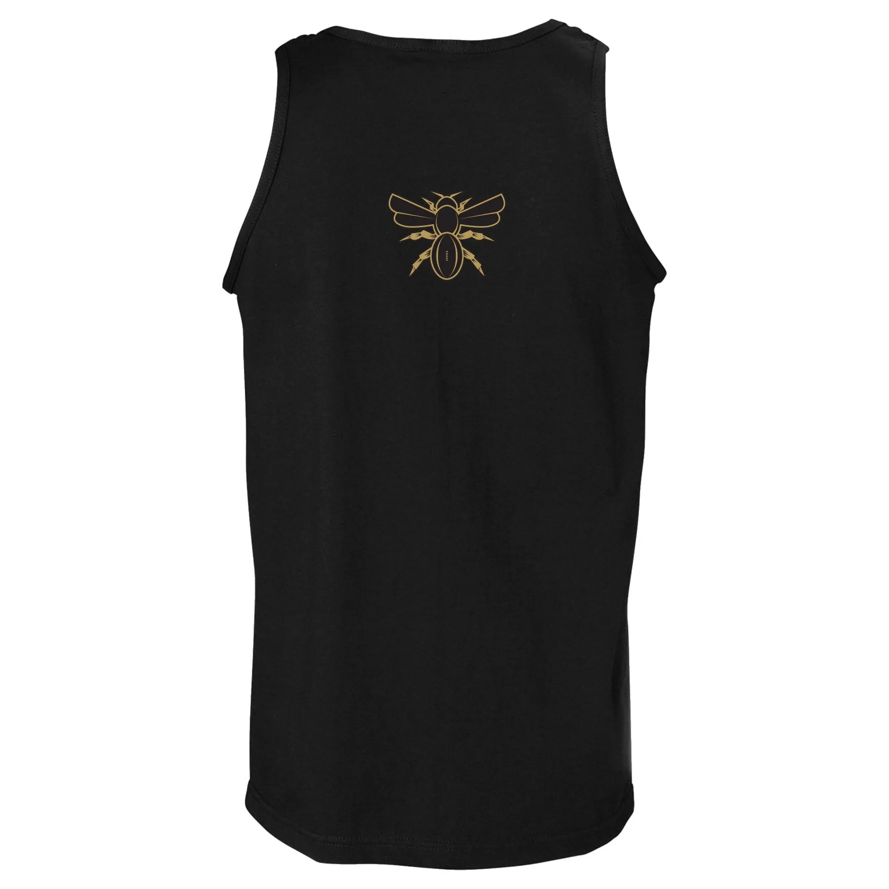 Rugby Hive Black Singlet