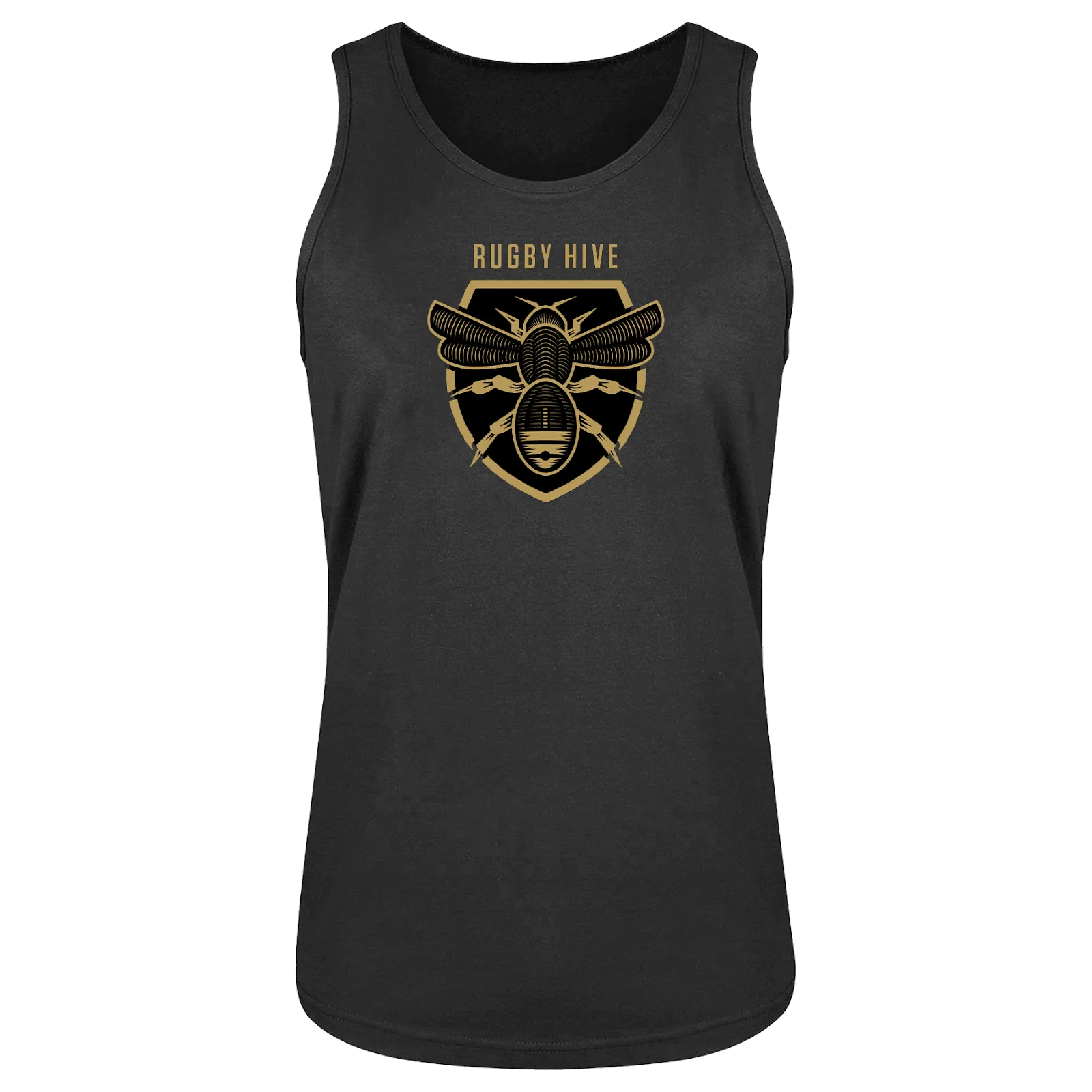 Rugby Hive Dark Grey Singlet