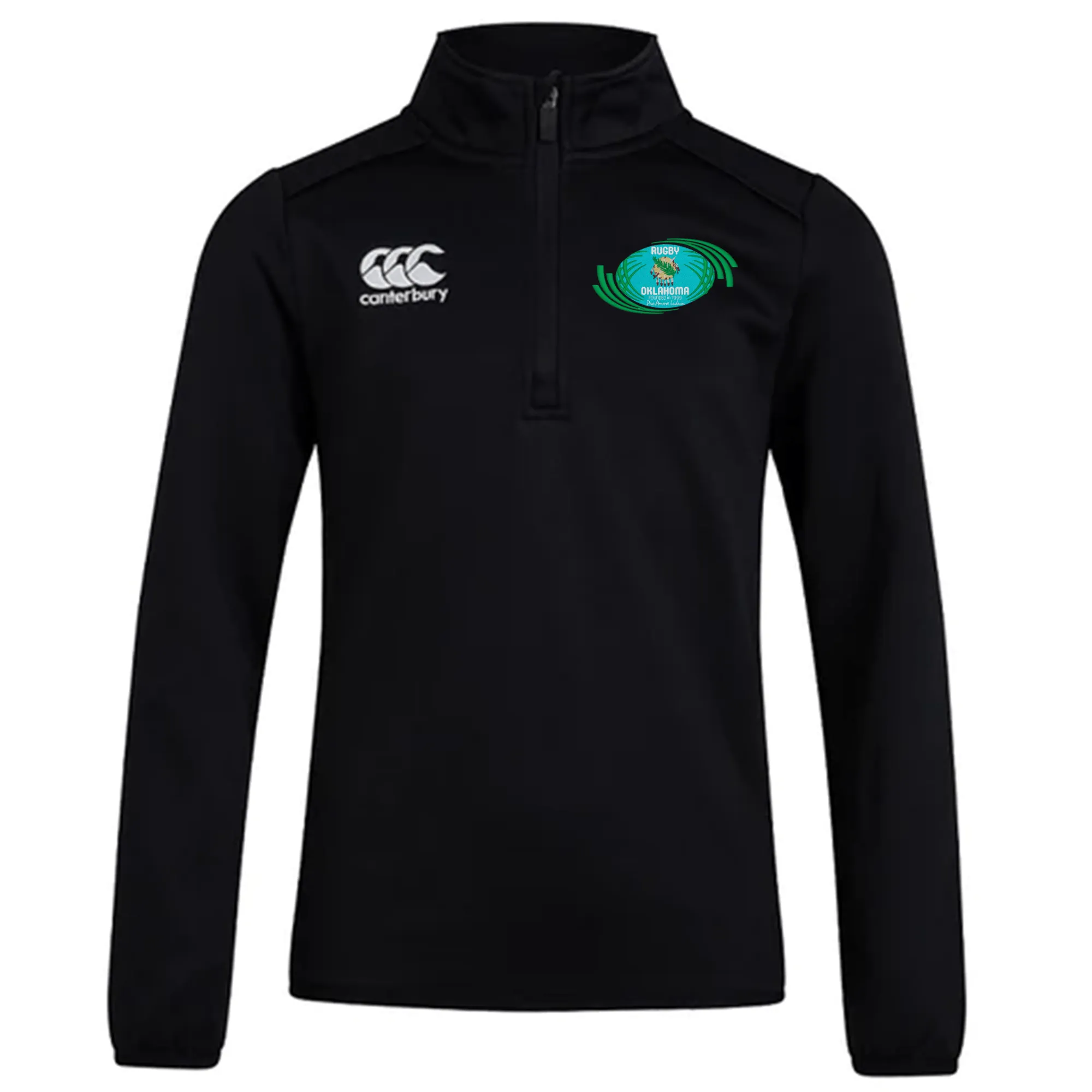 Rugby Oklahoma Club 1/4 Zip Mid Layer Training Top by Canterbury
