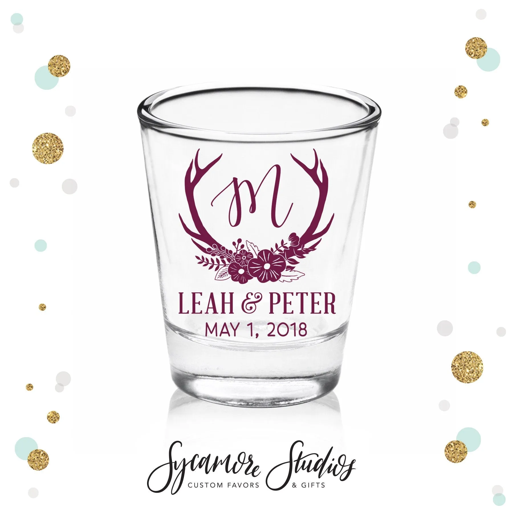 Rustic Antlers - Shot Glass #39C