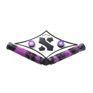 Sacrifice SPY Scooter Bar Grips - Black/Purple