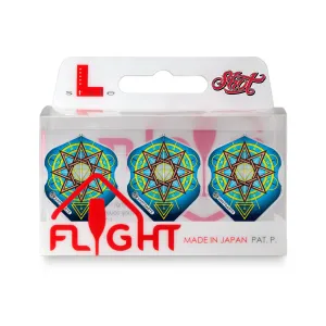 Shot L-Style EZ L1 Standard Celt Druid Dart Flight Set