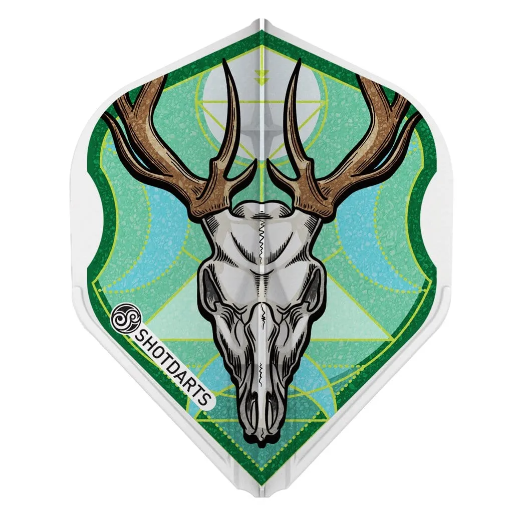 Shot L-Style EZ L1 Standard Celt Stag Dart Flight Set