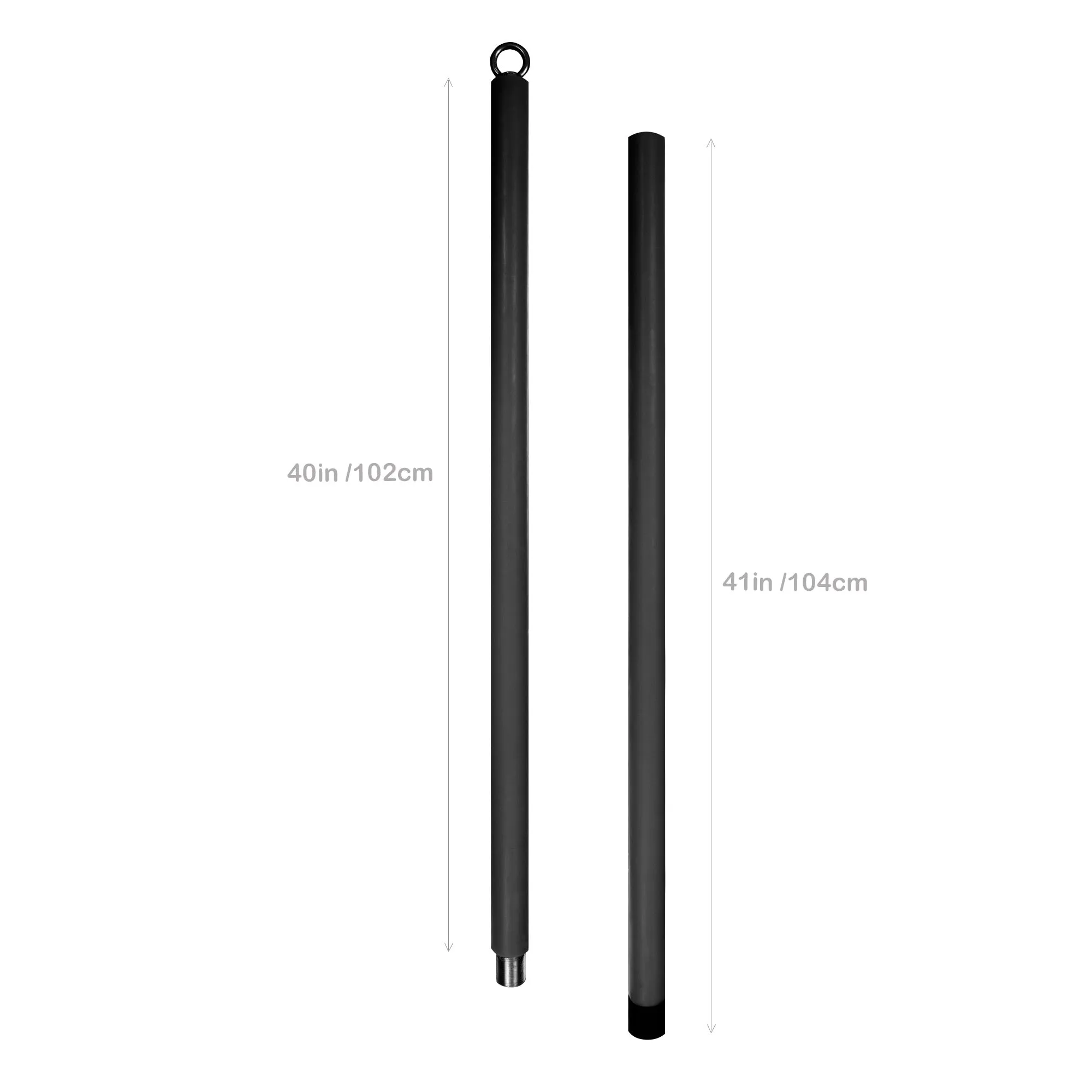 Silicone Flying Pole - Black, Pink, Purple - 3m