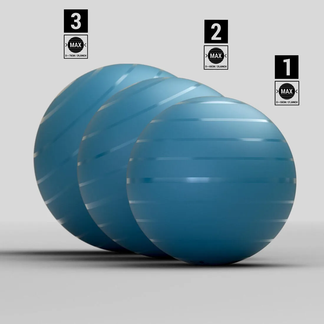 Size 2 / 65 cm Durable Swiss Ball
