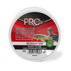 SONU Hookable Expander Pellets - Bloodworm 4Mm (100G)