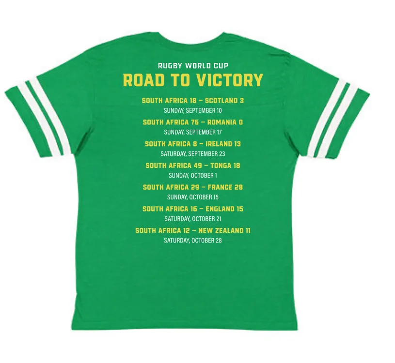 South Africa RWC 23 Champions Football Tee
